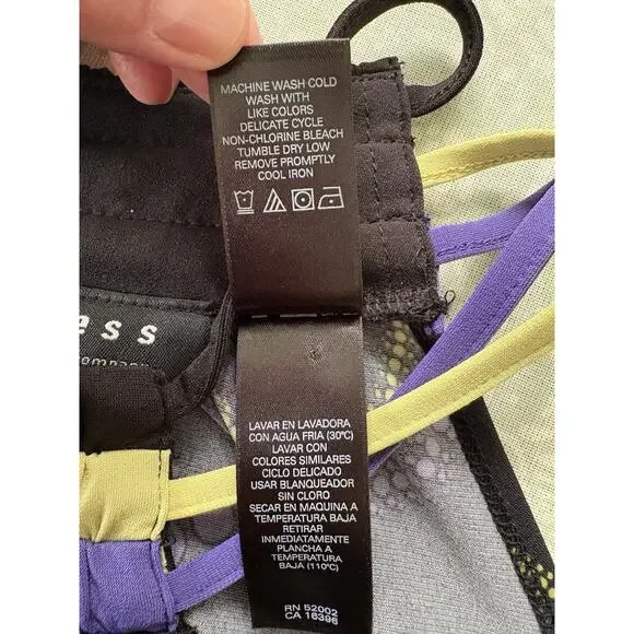 Axcess Sleeveless Trapeze Dress Retro Mod Boho Pop Art Maximalist Abstract | M - Picture 7 of 9